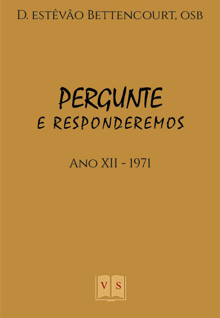 Revista Pergunte e Responderemos - Ano XII - 1971
