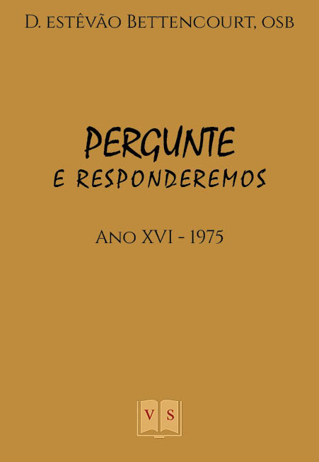 Revista Pergunte e Responderemos - Ano XVI - 1975