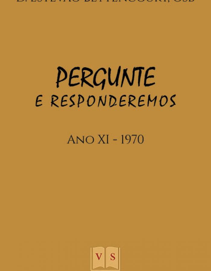 Revista Pergunte e Responderemos – Ano XI – 1970