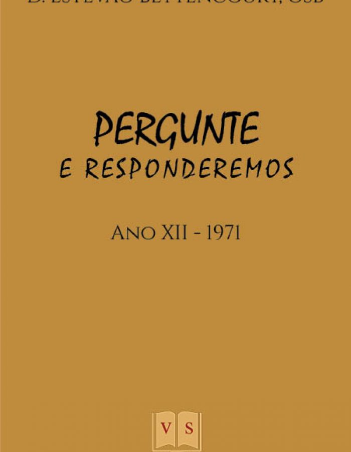 Revista Pergunte e Responderemos – Ano XII – 1971
