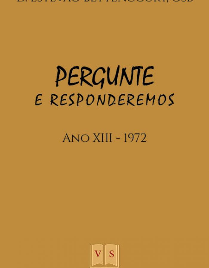 Revista Pergunte e Responderemos – Ano XIII – 1972