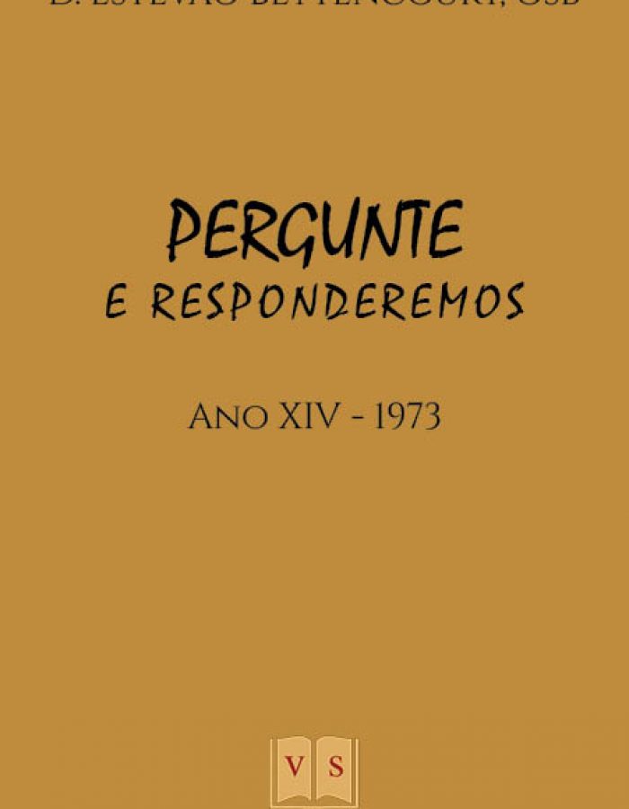 Revista Pergunte e Responderemos – Ano XIV – 1973