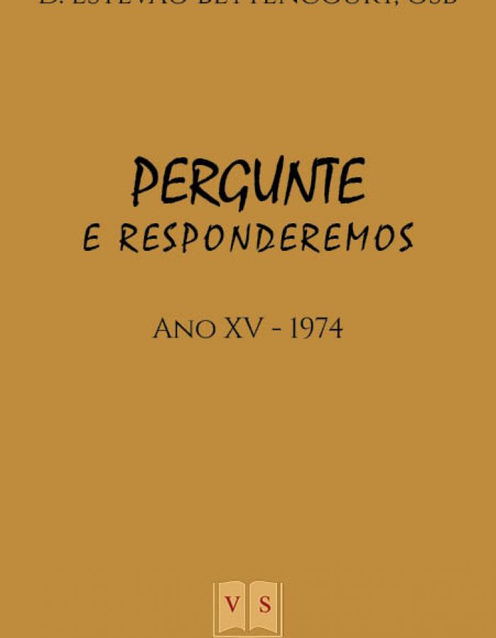 Revista Pergunte e Responderemos – Ano XV – 1974