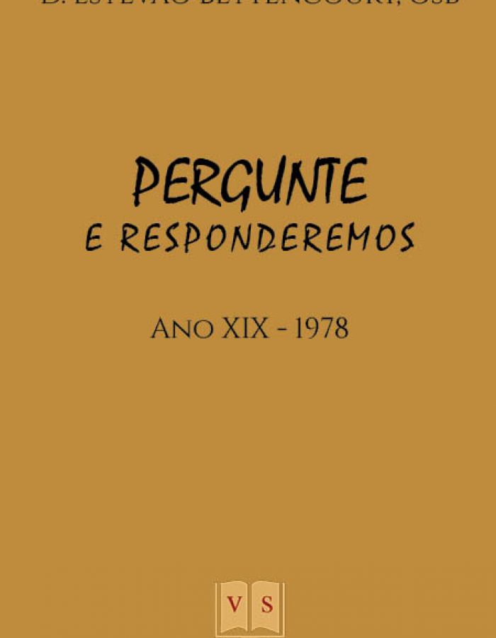 Revista Pergunte e Responderemos – Ano XIX – 1978